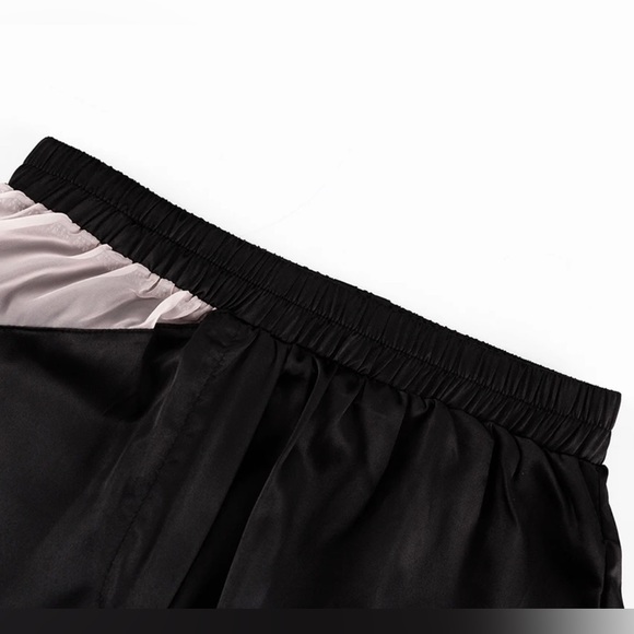 Mocha & Nude Spliced High Waist Two Piece Pant Set - Picture 8 of 12